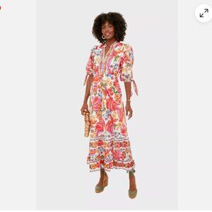 Farm Rio Spring Bananas Maxi Dress